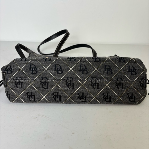 Dooney & Bourke Canvas and Leather Monogram Bag - Picture 3 of 8